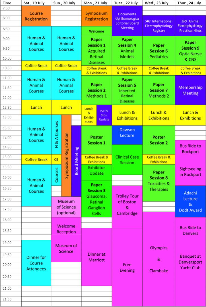 Schedule